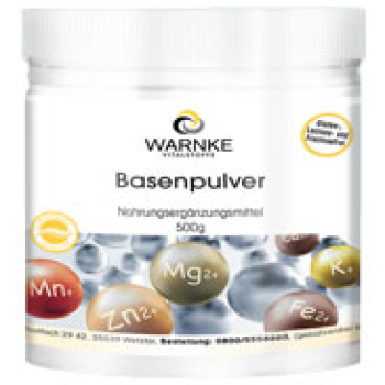 Basen-Pulver 500g für 70 Tage mit basischen Mineralstoffen