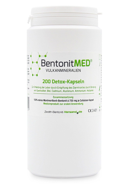 Bentonit MED® 200 Detox-Kapseln
