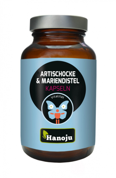 Artischocken Extrakt 200 mg + Mariendistel Extrakt 200 mg 90 Kapseln