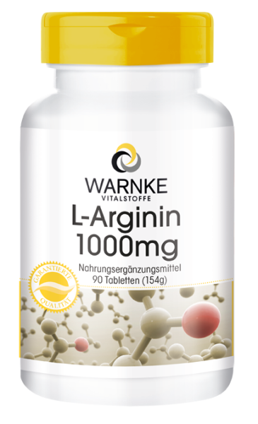 L-Arginin 1000mg - 90 Tabletten, vegi